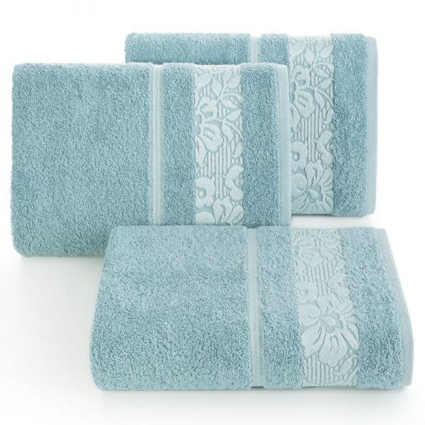 Ręcznik frotte SYLWIA9 70X140 jasny niebieski