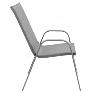 Krzesło Ogrodowe Polo L. Grey Jasnoszare