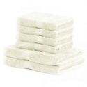 DecoKing Zestaw Ręczników 40% Bambus Ecru 2*70x140 + 4*50x100 