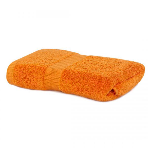 DecoKing Ręcznik Kąpielowy Bawełna Pomarańczowy 50x100 