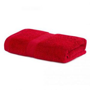 DecoKing Ręcznik Kąpielowy Bawełna C. Czerwony 50x100 