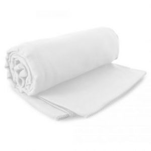 DecoKing Ręczniki Szybkoschnące Mikrofibra białe 70X140 + 30X50 