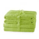 AmeliaHome Zestaw Ręczników 2*70x140 + 4*50x100 J. zielony
