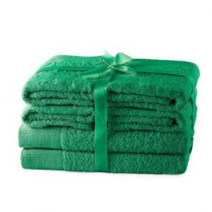 AmeliaHome Zestaw Ręczników 2*70x140 + 4*50x100 zielony
