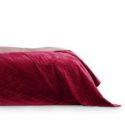 AmeliaHome Narzuta velvetowa Laila 170x270 czerwona + różowa