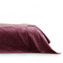 AmeliaHome Narzuta velvetowa Laila 170x210 fioletowa + różowa