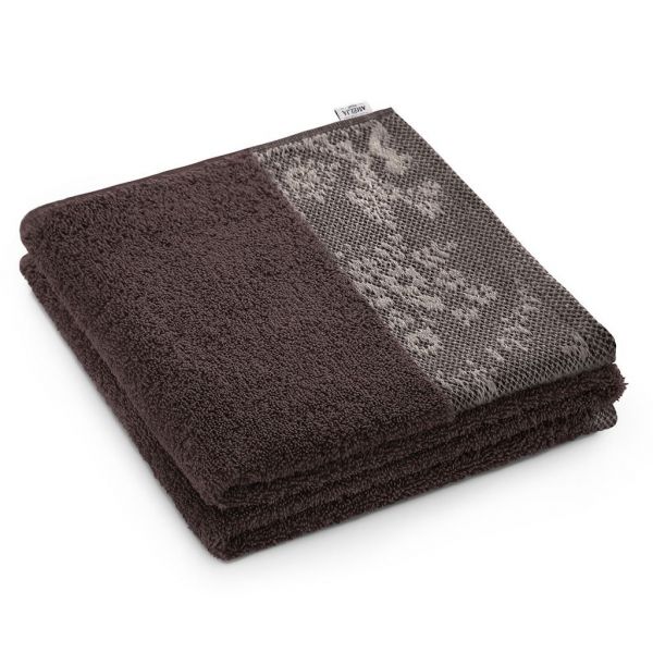 AmeliaHome Ręcznik bawełniany CREA 50x90 brązowy