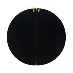 HOMEDE Lustro półokrągłe KISH 50 czarne