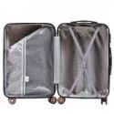 Wings  Mała walizka kabinowa V na kółkach z policarbonu 35l ciemnoszara