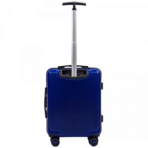 Wings  Mała walizka kabinowa IV na kółkach z policarbonu 35l niebieska