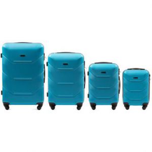 Wings  Zestaw 4 walizek podróżnych II na 4 kółkach ABS -...
