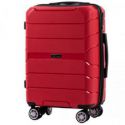 Wings  Mała walizka podróżna na kółkach z polipropylenu - czerwona