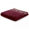 AmeliaHome Ręcznik bawełniany Pavos 30x50 cm - bordowy