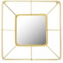 HOMEDE Nowoczesne lustro ścienne BAILA 55,5x55,5 cm - złote
