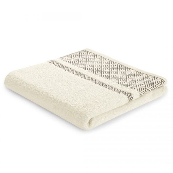 AmeliaHome Ręcznik bawełniany Volie 70x140 cm - kremowy