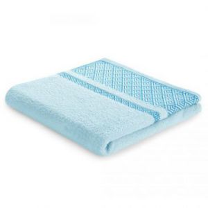 AmeliaHome Ręcznik bawełniany Volie 50x90 cm - błękitny