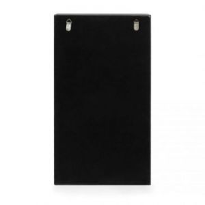 HOMEDE Lustro z półką PISCA 55,5x30,5x10,5 cm - czarne