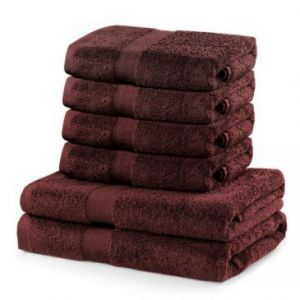 DecoKing Ręczniki Kapielowe Bawełna brązowy 2*70x140 +...