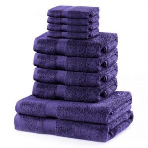 DecoKing Zestaw Ręczników fioletowy 2*70x140 + 4*50x100 +...