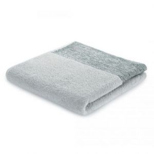 AmeliaHome Ręcznik bawełniany Aria 50x90 cm - srebrny