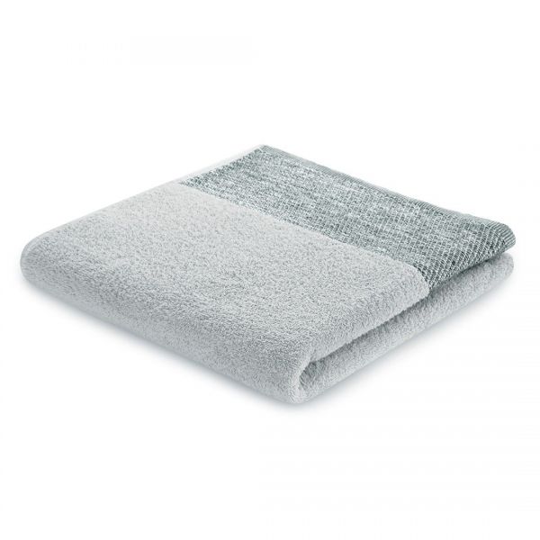 AmeliaHome Ręcznik bawełniany Aria 50x90 cm - srebrny