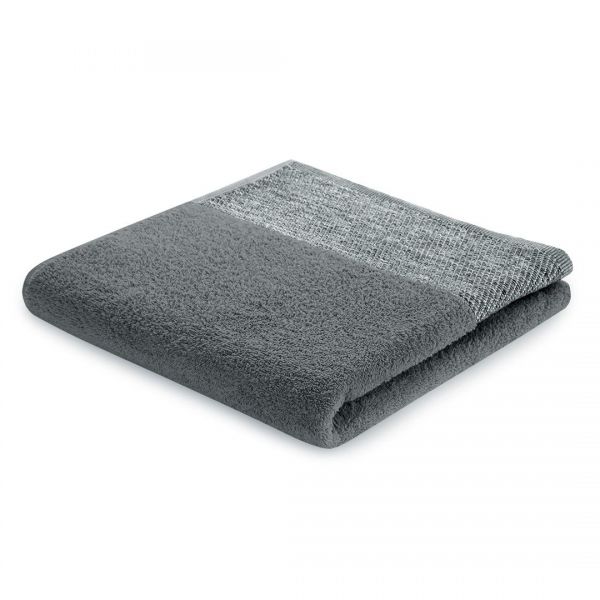 AmeliaHome Ręcznik bawełniany Aria 50x90 cm - grafitowy
