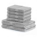 DecoKing Zestaw Ręczników 40% Bambus Szary 2*70x140 + 4*50x100 