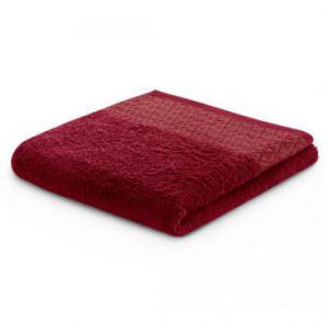 DecoKing Ręcznik bawełniany 50x90 cm bordowy
