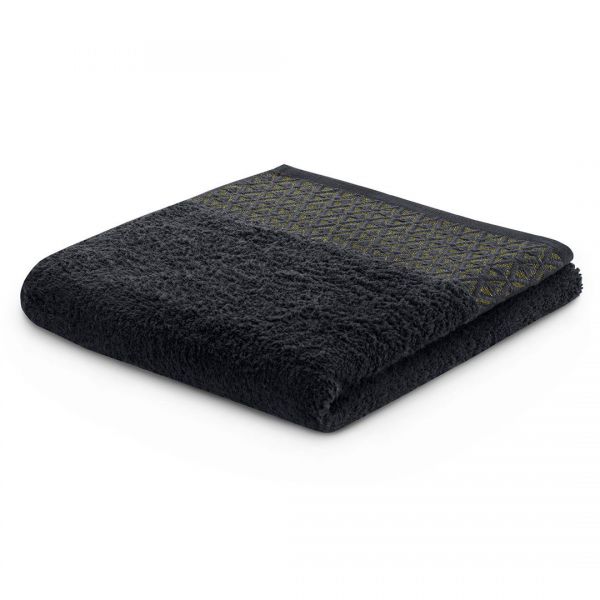 DecoKing Ręcznik bawełniany 70x140 cm czarny