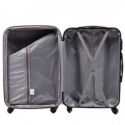 Wings  Średnia walizka podróżna na 4 kółkach ABS czarna