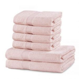 DecoKing Ręczniki Kapielowe Bawełna Różowy 2*70x140 +...