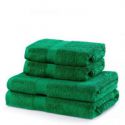 DecoKing Zestaw Ręczników Zielony 2*70x140 + 2*50x100