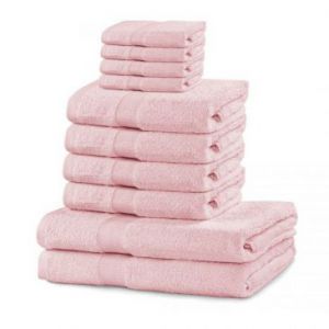 DecoKing Zestaw Ręczników Różowy 2*70x140 + 4*50x100 +...