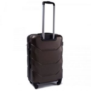 Wings  Średnia walizka podróżna na kółkach ABS 60l coffee