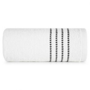 Bawełniany ręcznik frotte FIORE 50X90 biały