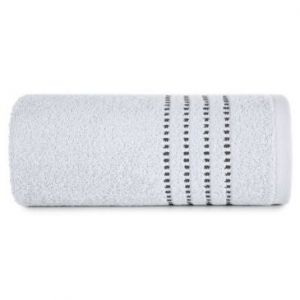 Bawełniany ręcznik frotte FIORE 30X50 srebrny