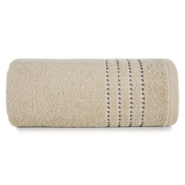 Bawełniany ręcznik frotte FIORE 30X50 beżowy