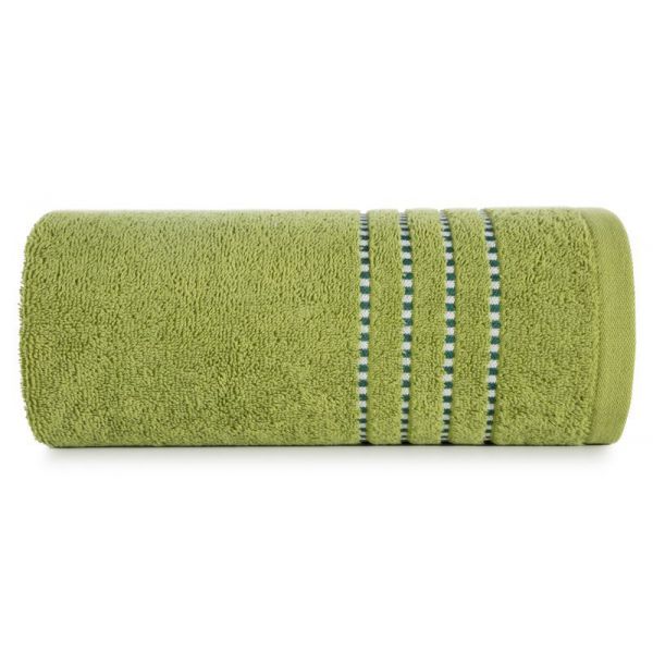 Bawełniany ręcznik frotte FIORE 30X50 oliwkowy