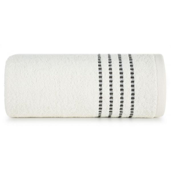 Bawełniany ręcznik frotte FIORE 50X90 kremowy