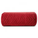 Ręcznik bawełniany z żakardowym wzorem INDILA 30X50 czerwony