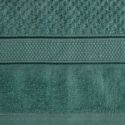 Ręcznik welurowy z bordiurą JESSI 30X50 ciemny zielony