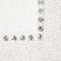 Dywanik bawełniany z kryształkami CHIC 60X90 biały