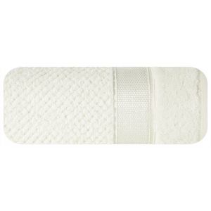 Ręcznik bawełniany z ozdobną bordiurą MILAN I 30X50 kremowy
