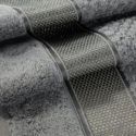 Ręcznik bawełniany z ozdobną bordiurą MILAN 70X140 stalowy