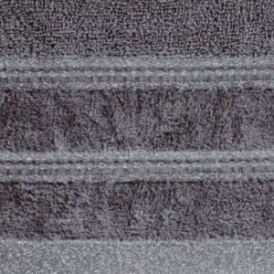 Ręcznik frotte z bordiurą GLORY 70X140 grafitowy