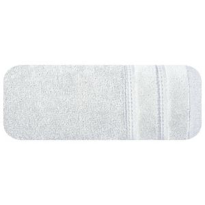 Ręcznik frotte z bordiurą GLORY I 30X50 srebrny