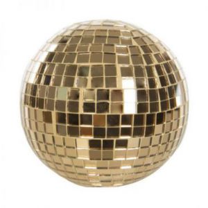 Ceramiczna kula dekoracyjna AURORA 8X8X7 złota x4