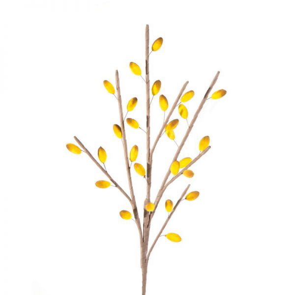 Sztuczny kwiat dekoracyjny FLORE 30X35 żółty x6