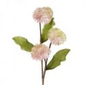 Sztuczny kwiat dekoracyjny FLORE 67x30  cm różowy/zielony x6