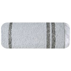 Ręcznik frotte VERA2 50X90 srebrny